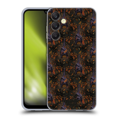 Episodic Drawing Spooky Patterns Autumn Bat Soft Gel Case for Samsung Galaxy A25 5G