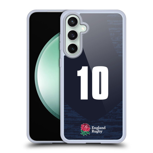 England Rugby Union 2020/21 Players Away Kit Position 10 Soft Gel Case for Samsung Galaxy S23 FE 5G & MagSafe