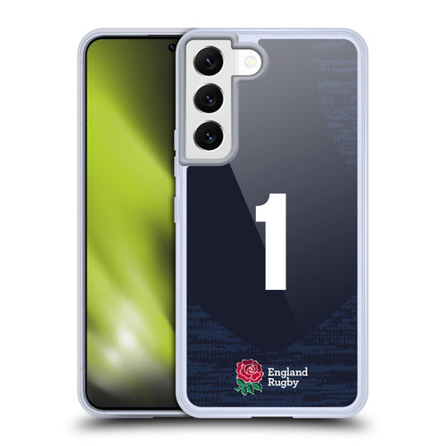 England Rugby Union 2020/21 Players Away Kit Position 1 Soft Gel Case for Samsung Galaxy S22 5G & MagSafe