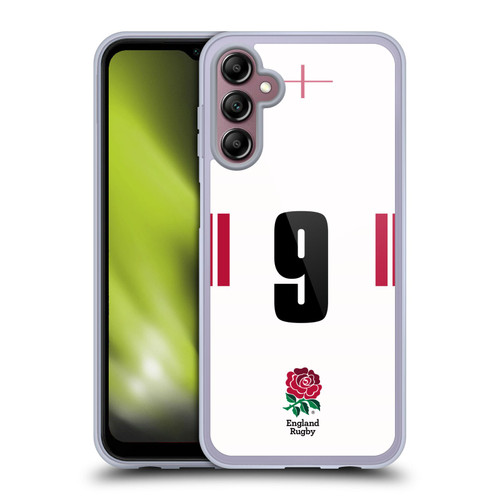 England Rugby Union 2022/23 Players Home Kit Position 9 Soft Gel Case for Samsung Galaxy A14 5G