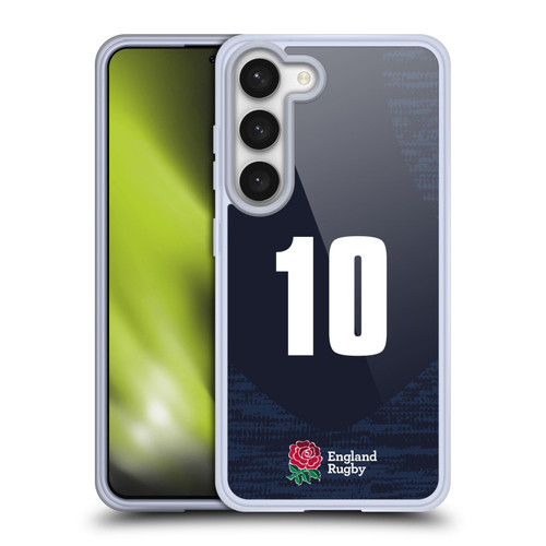 England Rugby Union 2020/21 Players Away Kit Position 10 Soft Gel Case for Samsung Galaxy S23 5G & MagSafe
