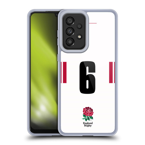 England Rugby Union 2022/23 Players Home Kit Position 6 Soft Gel Case for Samsung Galaxy A33 5G (2022)