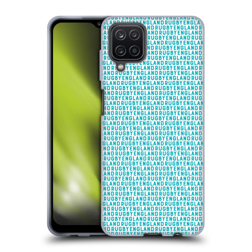 England Rugby Union History Pattern Soft Gel Case for Samsung Galaxy A12 (2020)
