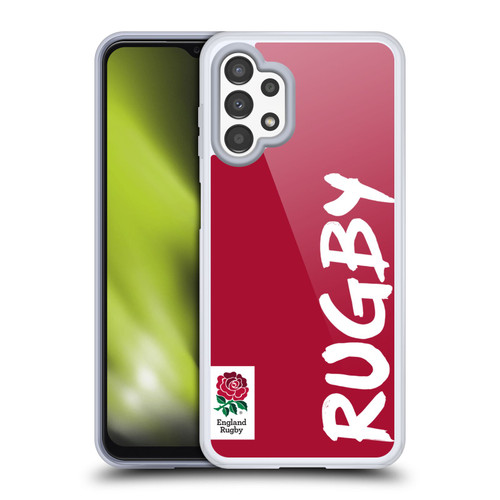 England Rugby Union 2016/17 The Rose Rugby Soft Gel Case for Samsung Galaxy A13 (2022)