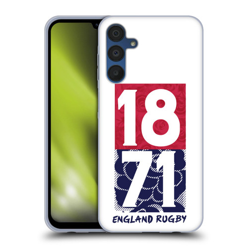 England Rugby Union 2016/17 The Rose 1871 Soft Gel Case for Samsung Galaxy A15 & MagSafe