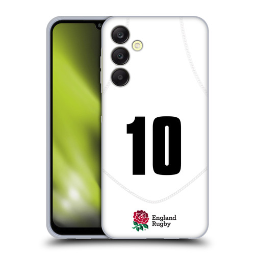England Rugby Union 2020/21 Players Home Kit Position 10 Soft Gel Case for Samsung Galaxy A25 5G