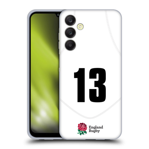 England Rugby Union 2020/21 Players Home Kit Position 13 Soft Gel Case for Samsung Galaxy A25 5G