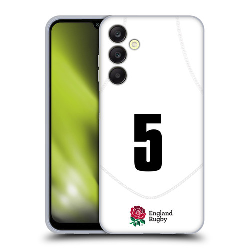England Rugby Union 2020/21 Players Home Kit Position 5 Soft Gel Case for Samsung Galaxy A25 5G