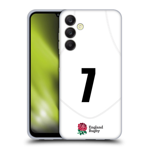 England Rugby Union 2020/21 Players Home Kit Position 7 Soft Gel Case for Samsung Galaxy A25 5G