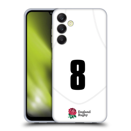 England Rugby Union 2020/21 Players Home Kit Position 8 Soft Gel Case for Samsung Galaxy A25 5G