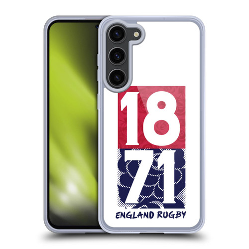 England Rugby Union 2016/17 The Rose 1871 Soft Gel Case for Samsung Galaxy S23+ 5G & MagSafe