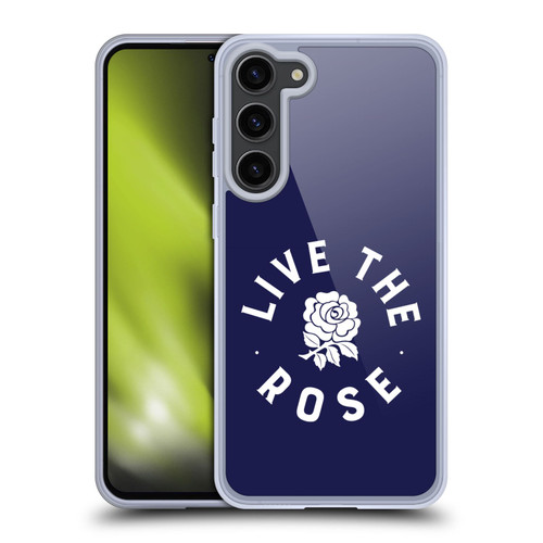 England Rugby Union 2016/17 The Rose Live The Rose 2 Soft Gel Case for Samsung Galaxy S23+ 5G & MagSafe
