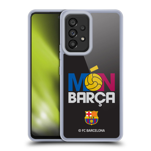 FC Barcelona Campions Mon Barca Soft Gel Case for Samsung Galaxy A53 5G (2022)