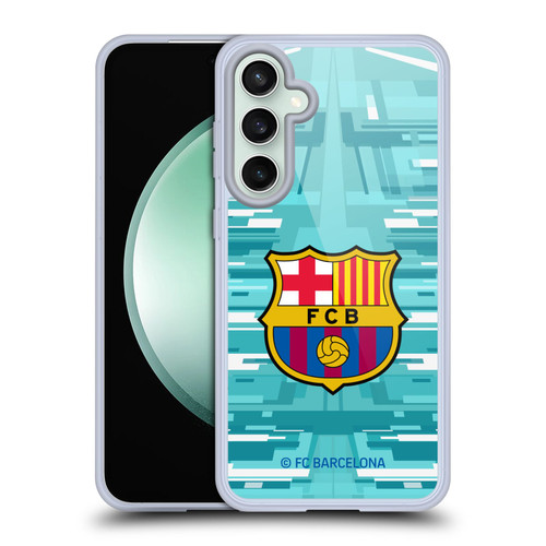FC Barcelona 2019/20 Crest Kit Home Goalkeeper Soft Gel Case for Samsung Galaxy S23 FE 5G & MagSafe