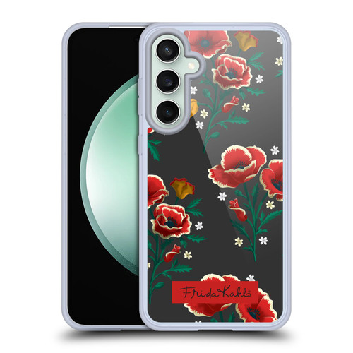 Frida Kahlo Flowers Red Soft Gel Case for Samsung Galaxy S23 FE 5G & MagSafe