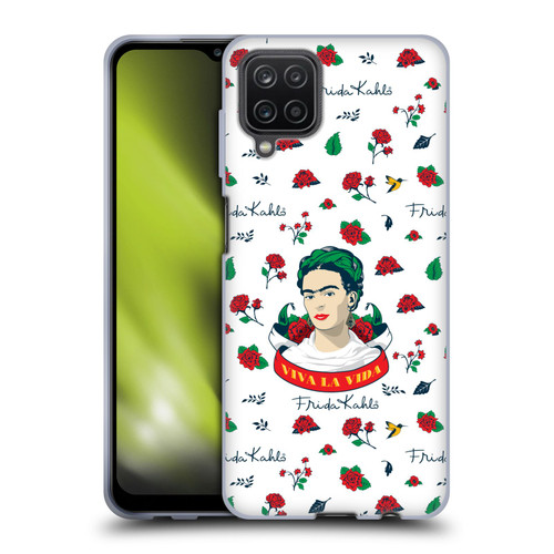 Frida Kahlo Icons Rose Patterns Soft Gel Case for Samsung Galaxy A12 (2020)