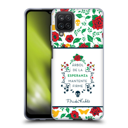 Frida Kahlo Icons Typography Soft Gel Case for Samsung Galaxy A12 (2020)