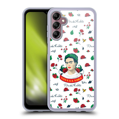 Frida Kahlo Icons Rose Patterns Soft Gel Case for Samsung Galaxy A14 5G