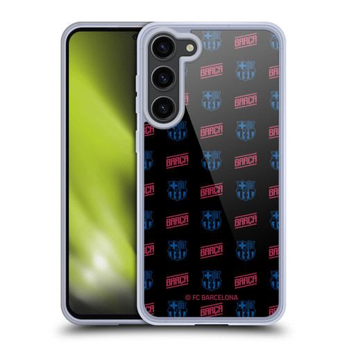 FC Barcelona Forca Barca Pattern Soft Gel Case for Samsung Galaxy S23+ 5G & MagSafe