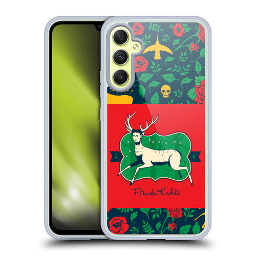 Frida Kahlo Icons Deer Soft Gel Case for Samsung Galaxy A34 5G