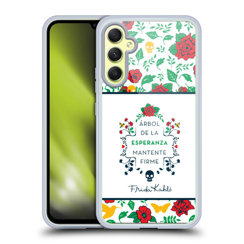 Frida Kahlo Icons Typography Soft Gel Case for Samsung Galaxy A34 5G