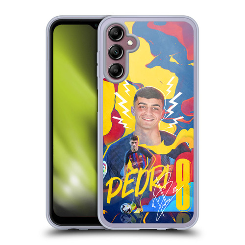 FC Barcelona 2022/23 First Team Pedri Soft Gel Case for Samsung Galaxy A14 5G