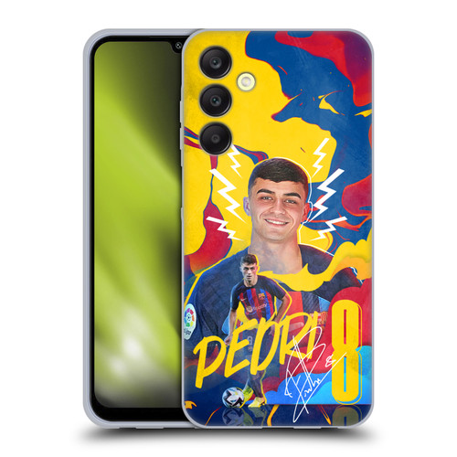 FC Barcelona 2022/23 First Team Pedri Soft Gel Case for Samsung Galaxy A25 5G