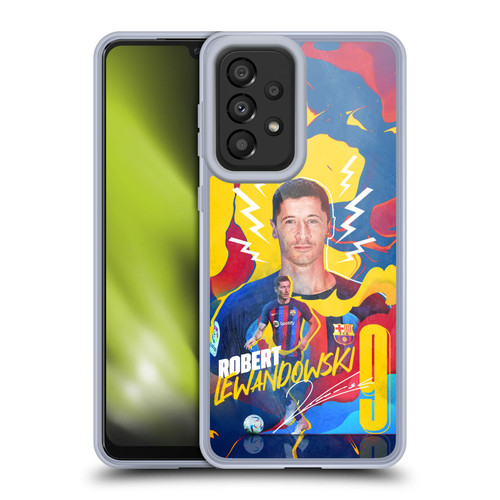 FC Barcelona 2022/23 First Team Robert Lewandowski Soft Gel Case for Samsung Galaxy A33 5G (2022)