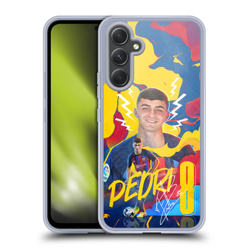 FC Barcelona 2022/23 First Team Pedri Soft Gel Case for Samsung Galaxy A54 5G