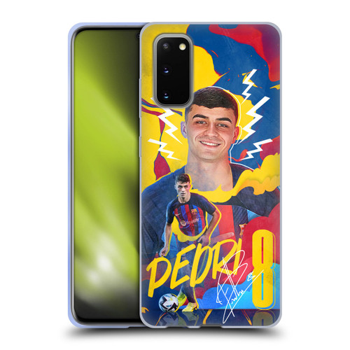 FC Barcelona 2022/23 First Team Pedri Soft Gel Case for Samsung Galaxy S20 / S20 5G