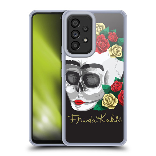Frida Kahlo Roses Skull Soft Gel Case for Samsung Galaxy A53 5G (2022)