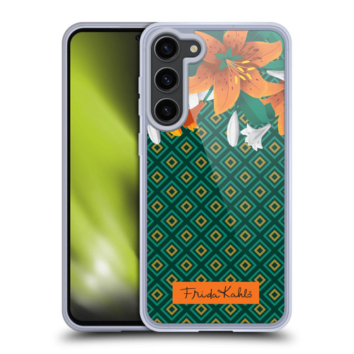Frida Kahlo Flowers Lilies Soft Gel Case for Samsung Galaxy S23+ 5G & MagSafe