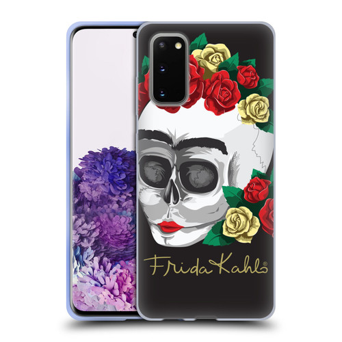 Frida Kahlo Roses Skull Soft Gel Case for Samsung Galaxy S20 / S20 5G