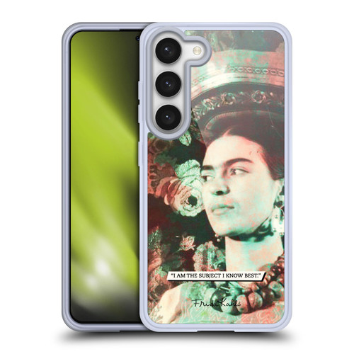 Frida Kahlo Portraits And Quotes Muse Soft Gel Case for Samsung Galaxy S23 5G & MagSafe