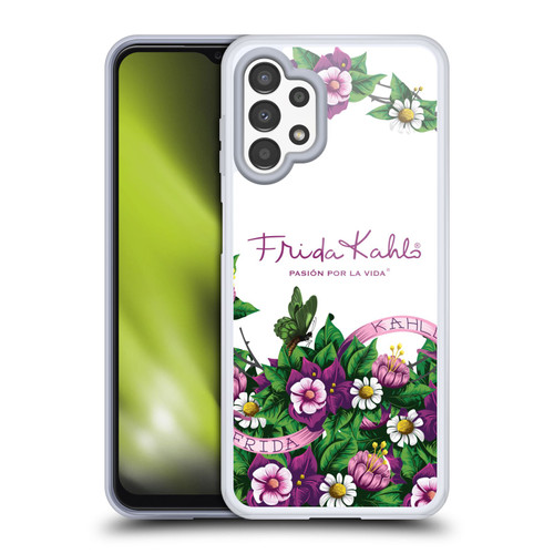 Frida Kahlo Purple Florals Bunch Soft Gel Case for Samsung Galaxy A13 (2022)