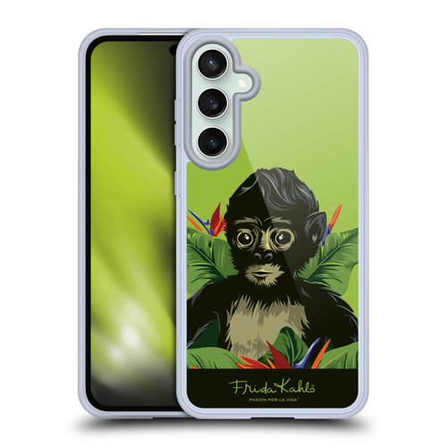 Frida Kahlo Tropical Monkey Soft Gel Case for Samsung Galaxy S23 FE 5G & MagSafe