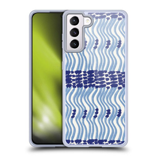 Gabriela Thomeu Art Wiggle Lines Soft Gel Case for Samsung Galaxy S21+ 5G & MagSafe