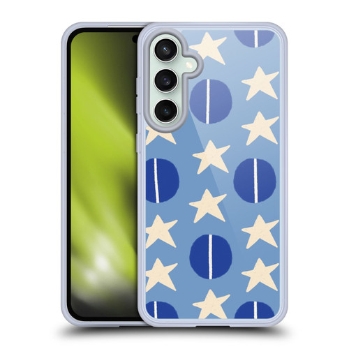 Gabriela Thomeu Art Ball Star Blue Soft Gel Case for Samsung Galaxy S23 FE 5G & MagSafe