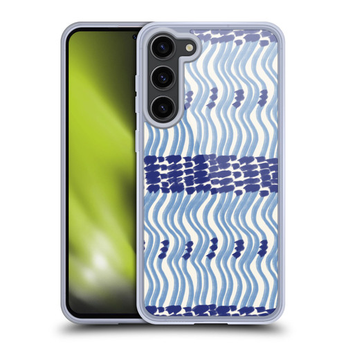Gabriela Thomeu Art Wiggle Lines Soft Gel Case for Samsung Galaxy S23+ 5G & MagSafe
