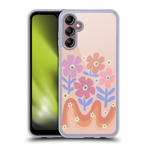 Gabriela Thomeu Retro 70s Floral Soft Gel Case for Samsung Galaxy A14 5G
