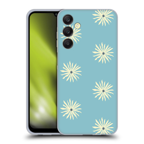 Gabriela Thomeu Retro Sun Blue Soft Gel Case for Samsung Galaxy A25 5G