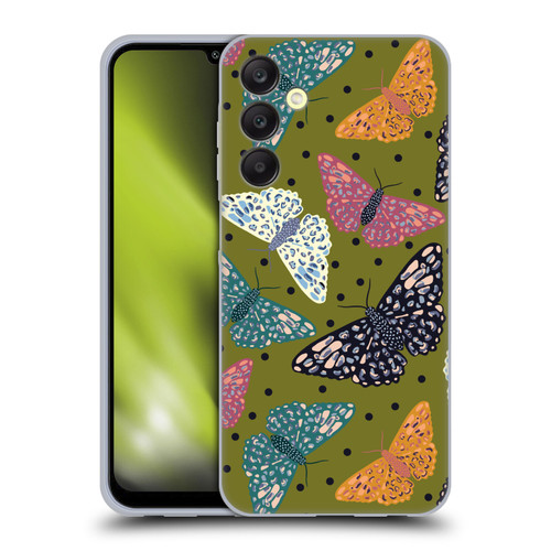 Gabriela Thomeu Retro Winter Butterflies Soft Gel Case for Samsung Galaxy A25 5G