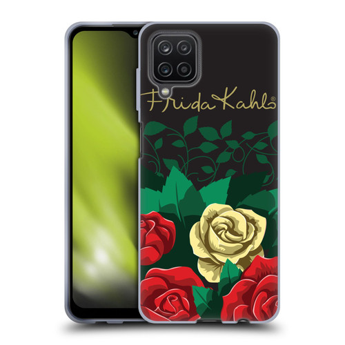 Frida Kahlo Roses Blooms Soft Gel Case for Samsung Galaxy A12 (2020)