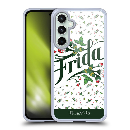 Frida Kahlo Typography Floral Soft Gel Case for Samsung Galaxy S23 FE 5G & MagSafe