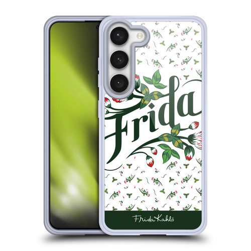 Frida Kahlo Typography Floral Soft Gel Case for Samsung Galaxy S23 5G & MagSafe