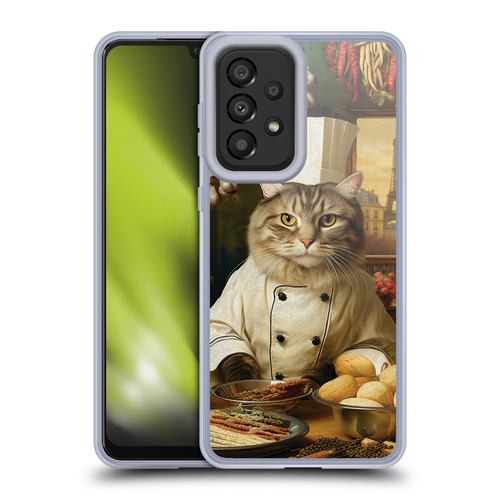 Michael David Ward Humor & Botanicals Cat Chef Soft Gel Case for Samsung Galaxy A33 5G (2022)