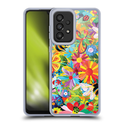 Michael David Ward Humor & Botanicals Happy Garden Soft Gel Case for Samsung Galaxy A33 5G (2022)