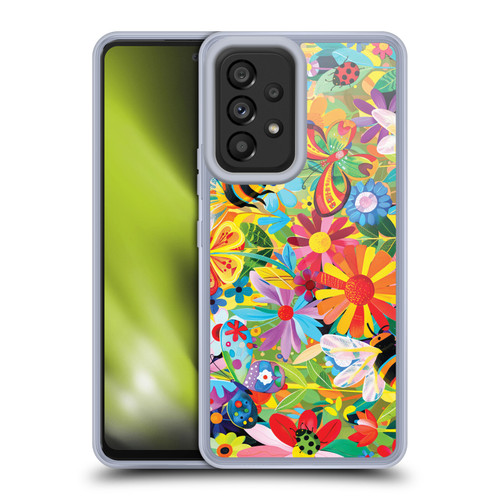 Michael David Ward Humor & Botanicals Happy Garden Soft Gel Case for Samsung Galaxy A53 5G (2022)