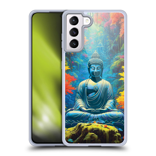 Michael David Ward Humor & Botanicals Peace Soft Gel Case for Samsung Galaxy S21+ 5G & MagSafe