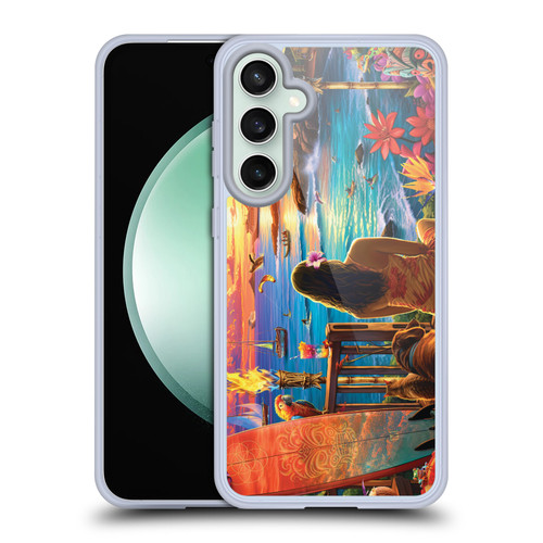 Michael David Ward Humor & Botanicals Paradise Soft Gel Case for Samsung Galaxy S23 FE 5G & MagSafe